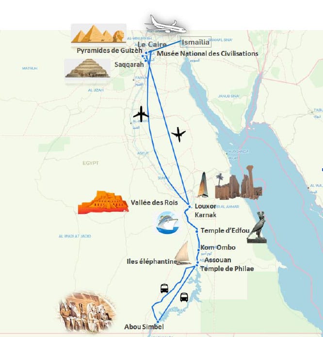 Voyage en Egypte avec visite d’Ismaïlia Voyage en Egypte avec visite d’Ismaïlia