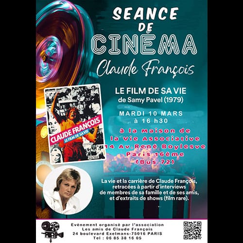 Séance Cinéma "Claude François, le film de sa vie" de Samy Pavel (1979)