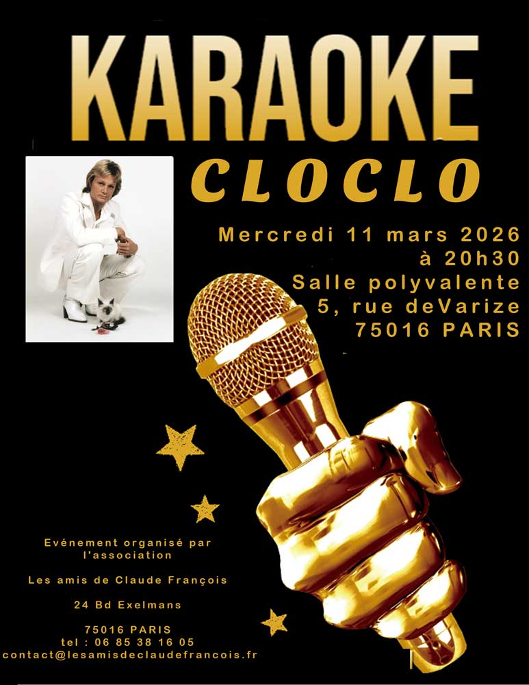 Karaoké Cloclo - 11 mars 2026