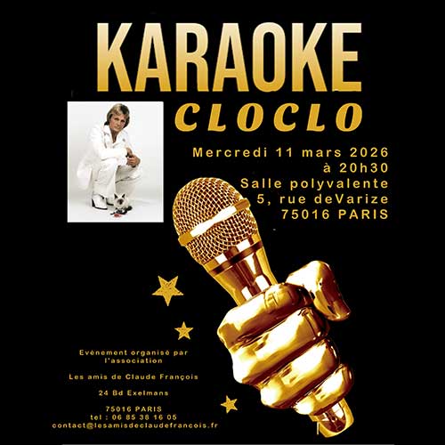 Karaoké Cloclo - 11 mars 2026