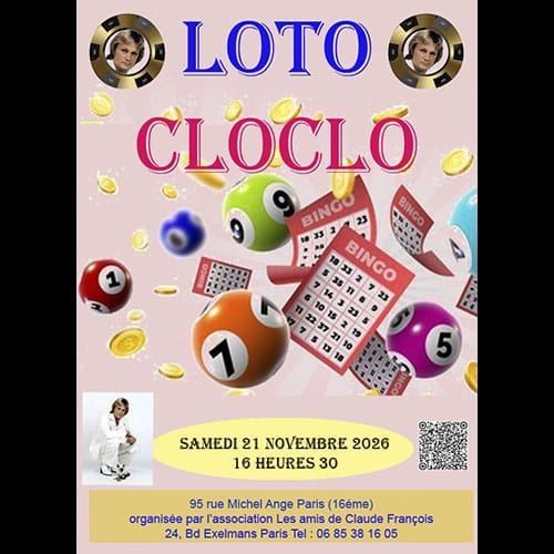 Loto Cloclo - Samedi 21 novembre 2026